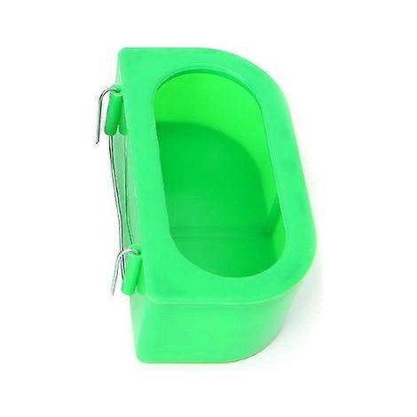 Mangeoire suspendue en plastique pour cage, abreuvoir et mangeoire pour perruches et pigeons, bain pour petits perroquets. (1/5)