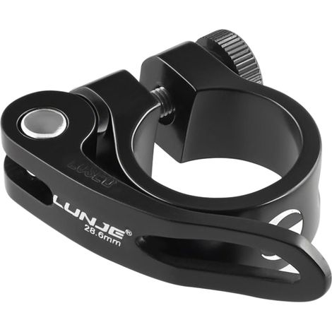 Collier de Selle de Vélo 25,4mm 28,6mm 31,8mm 34,9mm Pince Clip de Tube Siège Fixation Serrage pour Tige de Selle VTT Vélo de Route (1/5)