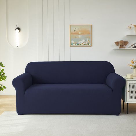 Kindfiber OÜ-Housse extensible pour banquette 3 places,Housse universelle extensible pour canapé avec accoudoirs, Housse de canapé résistante aux rayures (1/4)