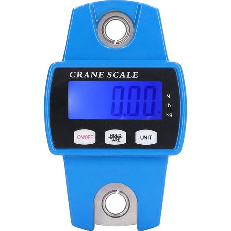 Crochet de levage numérique portable, balance électronique industrielle multifonctionnelle, précise, bleue, pour pesage suspendu (1/5)