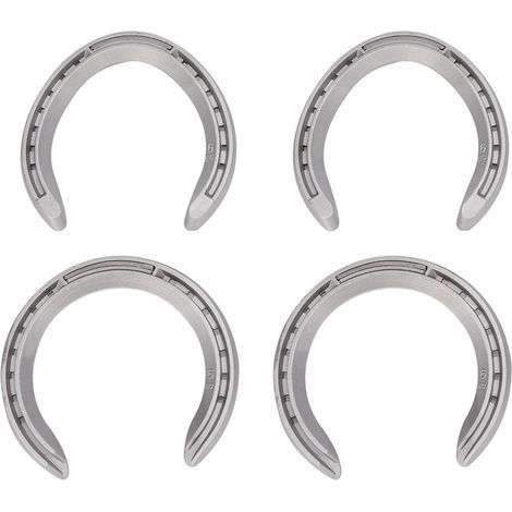 Kit de fer à cheval en alliage d'aluminium 4 pièces accessoires d'équipement d'outil d'équitation Type 6. (1/5)