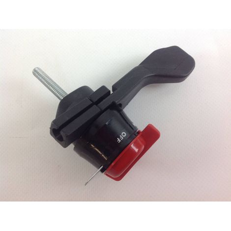 MANETTINO ACCELERATORE IN NYLON CON PULSANTE DI MASSA INCORPORATO DESTRO