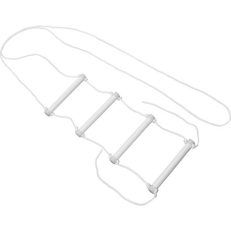 Corde lumineuse d'aide au lever pour lit, poignée universelle portable blanche pour personnes âgées et patients (1/5)