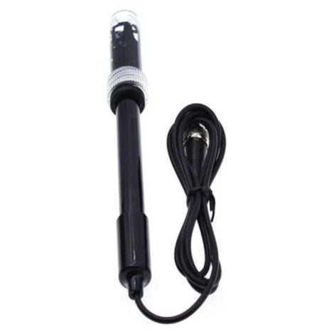 pH-Sonde für Pools, 0–14 pH-Elektrode mit BNC-Anschluss, hochpräzise austauschbare pH-Sonde für pH-Meter, pH-Tester für Aquarien, Schwimmbäder, Labore und Hydrokulturen