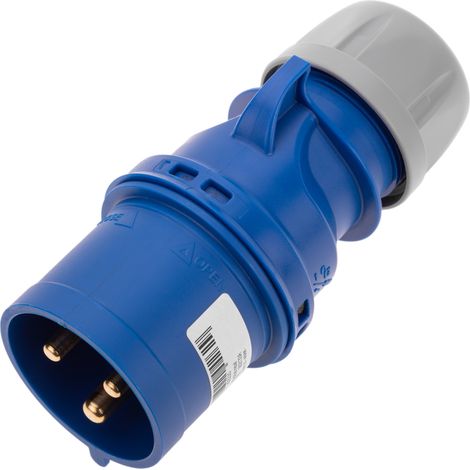 BeMatik - Embase industrielle CETAC mâle 2P + T 32A 250V IP44 antenne (1/5)