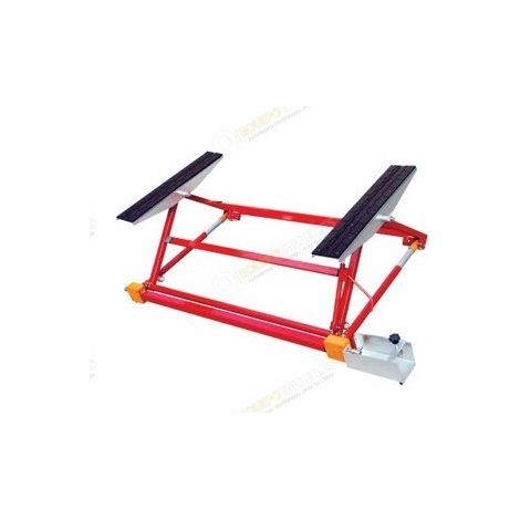 EQT – Pont élévateur rapide 1.500 Kg – Hauteur levée 58,5 cm – Utilisation avec cliquet, manivelle ou clé à chocs – Pour sol nivelé