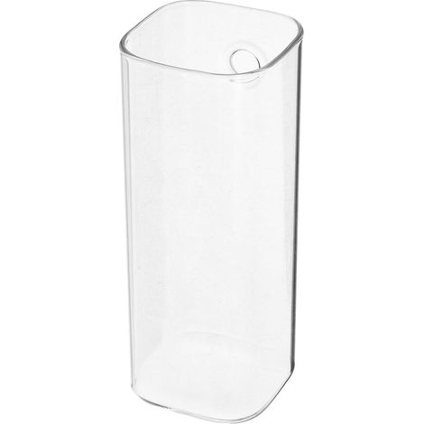 Pot de fleurs tubulaire carré transparent pour et boutures (1/5)