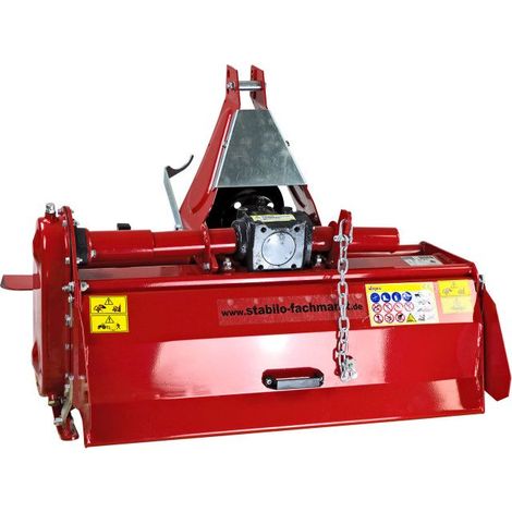 Dema – Fraise rotative arrière 950mm – Pour tracteurs 20-30 CV – 16 couteaux – Profondeur de travail jusqu'à 100mm – Transmission par chaîne