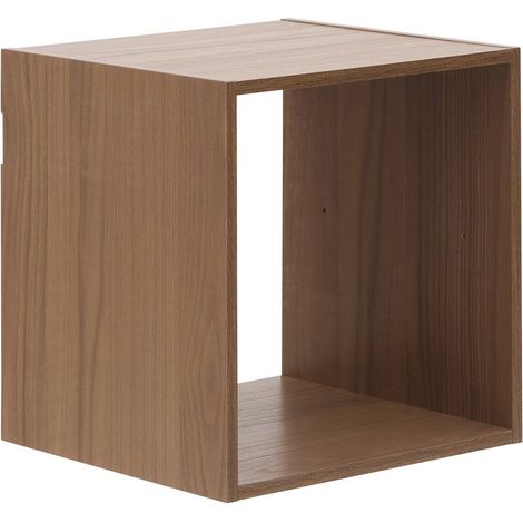 Étagère mix'n modul 1 case carré marron - 5five (1/3)