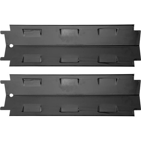 2 Pièces Plaque Chauffante Tente Grille en Acier Inoxydable Grille Bouclier Thermique Chauffante Pièces de Rechange Flamme Tamer BBQ Réparation Kits Brûleurs Couverture pour Barbecue à Gaz