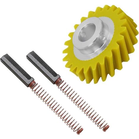 Pignon à vis sans fin W10112253 et balais de charbon W10380496 : pièces de rechange pour le mélangeur numéro 4162897 (1/5)