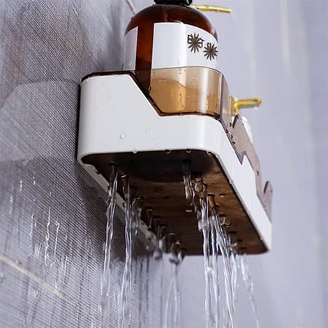 Etagère Douche,Panier de Douche Étagère de Salle de Bain Sans Perçage, Étagères Murales de Salle de Bain,pour Salle de Bain/Cuisine