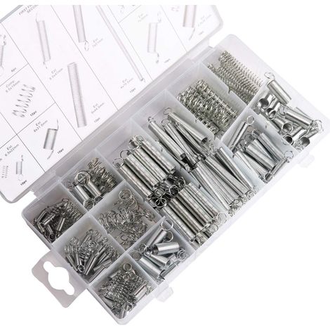 Compression Spring Set Spring Set Metal Material Is Durable Waterproof Rust-Proof Tensile Compression And Expansion Used For 3D Printer Machine DIY Or Home Repair (1/5)