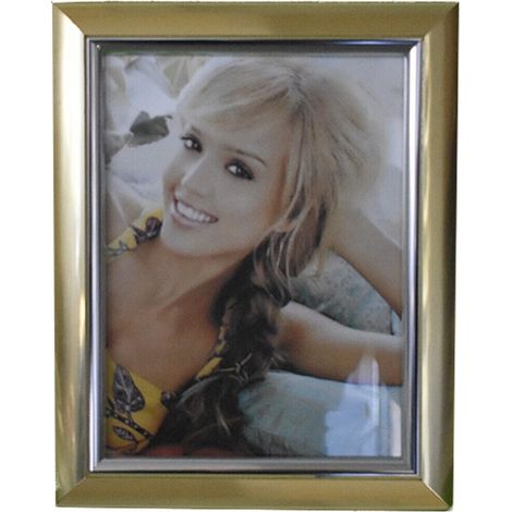 Portafoto in legno oro cornice ritratto fotografie da tavolo per arredo casa por - MISURA: Porta foto 10x15 cm (1/5)