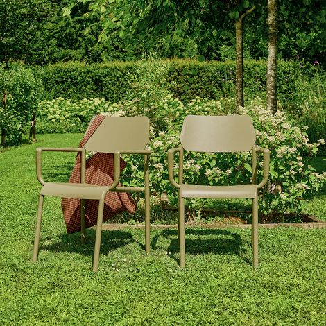 Fauteuil de jardin en aluminium et tissu (1/5)