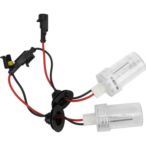 2 Stück Xenon-Scheinwerferlampen (HID-Lampenersatz), 100 W, 8000 K, H1-Sockel für 12-V-Autos (1/5)