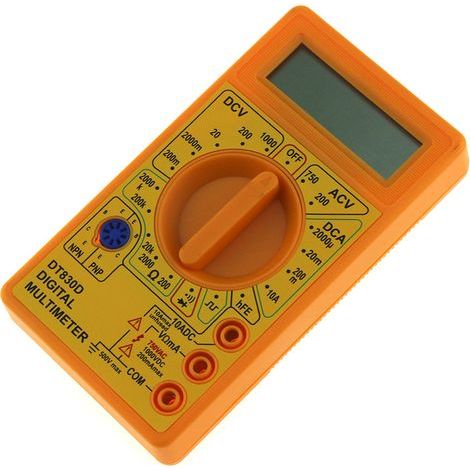 Electronic multimeter with 19 ranges (1/4)