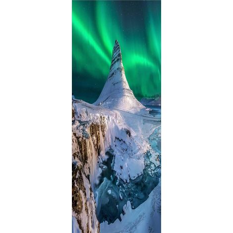 Selbstklebende Tapete – Raumdekoration – PVC – Kleberückseite – Wiederablösbar – Türfolie – Für Wohnzimmer, Schlafzimmer und Büro – Selbstklebende Tapete – 200 x 77 cm (1/5)