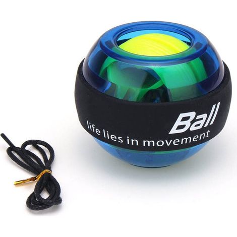 Gyro Ball - Gyroscope Training Ball Pour Renforcement Du Poignet Et De L Avant-Bras - Autostart Mécanique Sans Batterie - 1 Pièce (1/5)