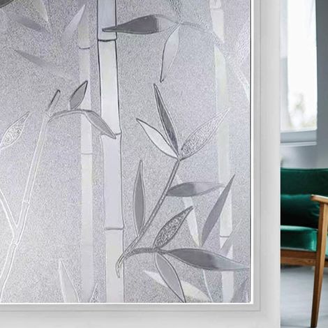 Film De Confidentialité Pour Vitre - Film Verre Dépoli Sans Colle - Adhérence Statique Réutilisable - 40 x 200 cm (1/5)