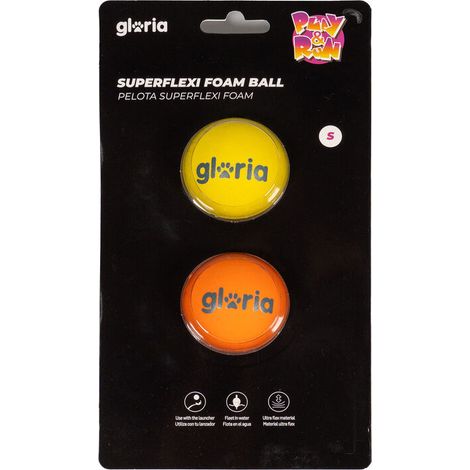 Palla per Animali Domestici Gloria PLAY AND RUN Giallo Schiuma TPR S 4,5 cm 2 Unità (1/3)