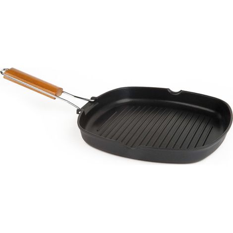 ASADOR GRILL ALUMINIO FUNDIDO 20X20 CM. (1/2)