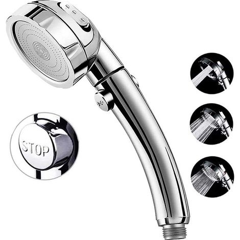 Handbrausekopf mit Ein-/Ausschalter und einstellbarem Winkel (1/5)