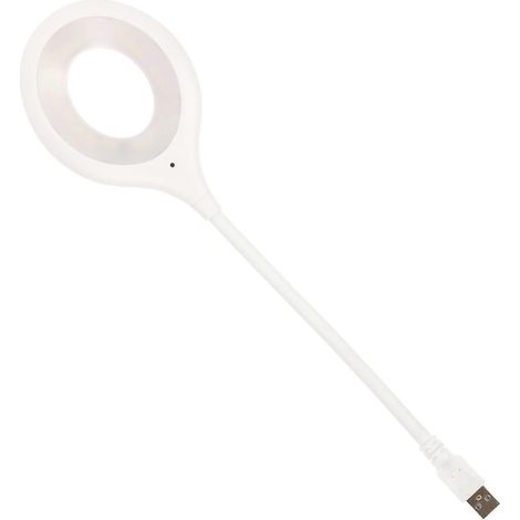 Lampe de lecture USB avec commande vocale, col de cygne flexible, lampe de chevet LED à intensité variable
