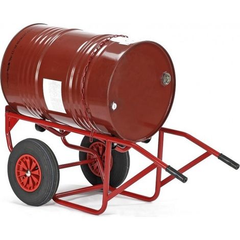 PROVOST - Chariot chantier inox pour fûts métalliques - Stockage et déplacement (1/2)