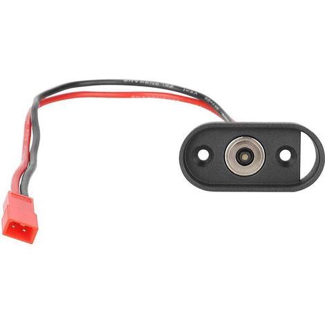 Repuestos para patinete eléctrico 4 Pro, tapa del puerto de carga con cable de carga.