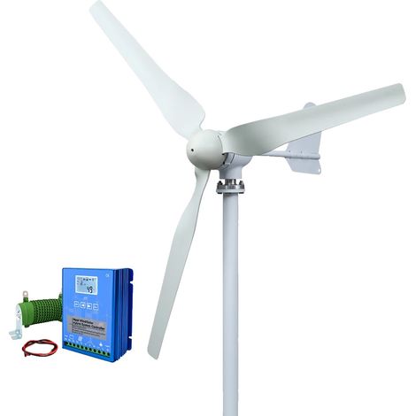 Generador de turbina eólica, uso eficiente de la energía, construcción sostenible, con control híbrido-b, 5000W-d, 48V (1/2)