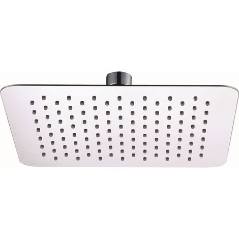 RAK Ultra Slim Air Induction Square Shower Head - Chrome (1/4)