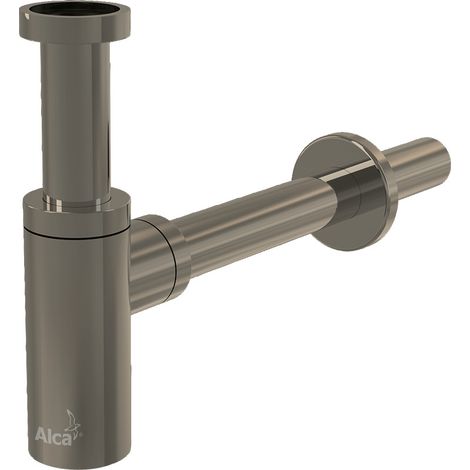 Alca Sifone Alca per lavabo DN32, nichel spazzolato (A400-N-B)