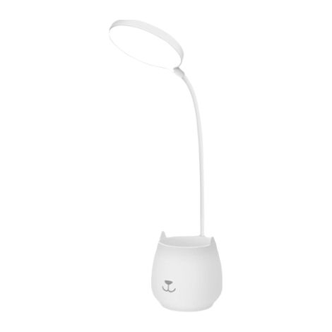 Lampe De Bureau - Lampe De Chevet Rechargeable USB - 24 LED Sans Flicker - Avec Régulateur D’intensité Et Porte-Stylo - Pour Enfants Étudiants - 1 Pièce (1/5)