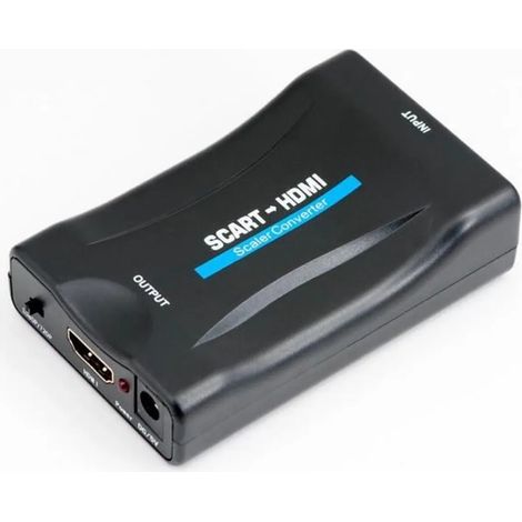 Convertisseur HDMI - ZUTTA-TECH - Scart vers HDMI - 1080P HD - Noir - 1x Scart, 1x HDMI (1/4)