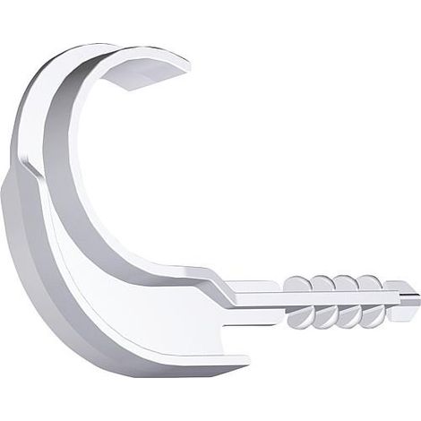 Crochet cheville gris, 25-32 mm 50 pieces