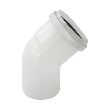 CURVA MONO-PARETE IN PPs 45° - LINEA CONDENSAZIONE Diam. 80 STABI