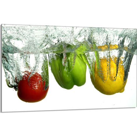 Glasschutzplatte für den Herd 80x52 Paprika (1/5)
