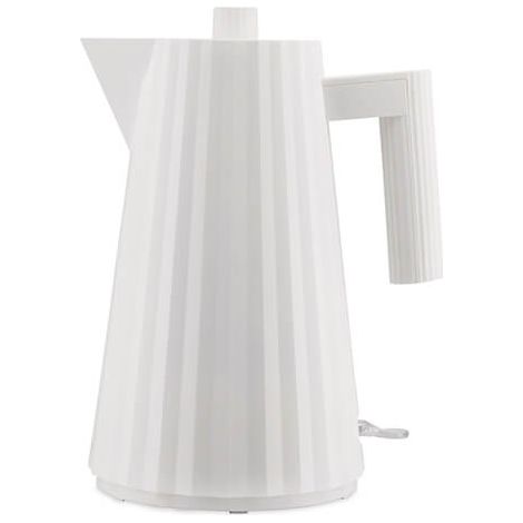 Alessi Plisse Electric 1.7L Water Kettle White