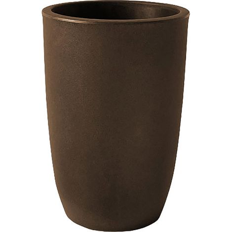 Vaso Ø30x45 cm in Polietilene Meti 30 Bronzo (1/3)