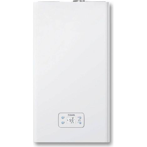 Beretta Chauffe-eau à gaz à chambre étanche Idrabagno 11 L Lx GPL Low NOx Classe A avec kit d'évacuation des fumées ADAPTATEUR DE DÉDOUBLEMENT