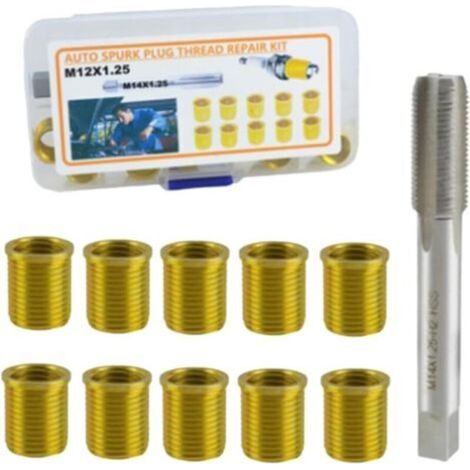 Kit de Réparation de Filetage Boule D'Allumage Kit de Réparation de Filetage Kit de de Filetage M12X 1.25