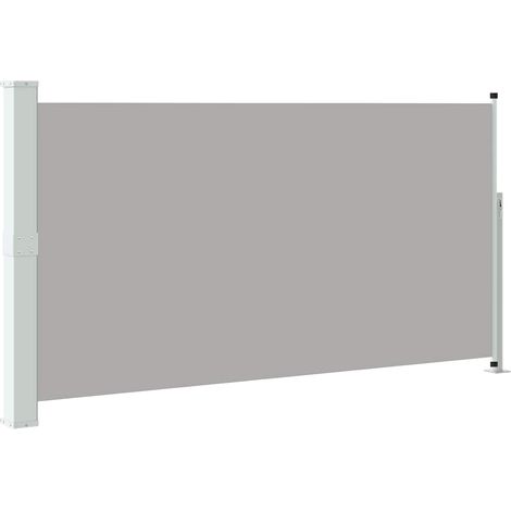 Tenda da Sole  Tenda Laterale Retrattile per Patio 170x300 cm Grigio (1/5)