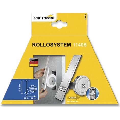SCHELLENBERG Collecteur encastré pour stores 50x244x140mm (distance de perçage 215mm) (1/2)