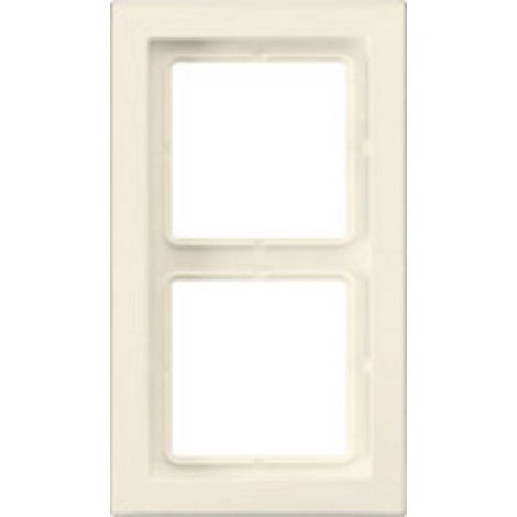 Jung 2 vie Telaio di copertura Coperchio Bianco crema LSD982W (1/2)