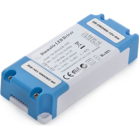 Driver CM-6VAaDR Pot.6W V Out 12-48VDC 300 mA Clase II 0-10V [GR-DRDIM0-10V-6W]