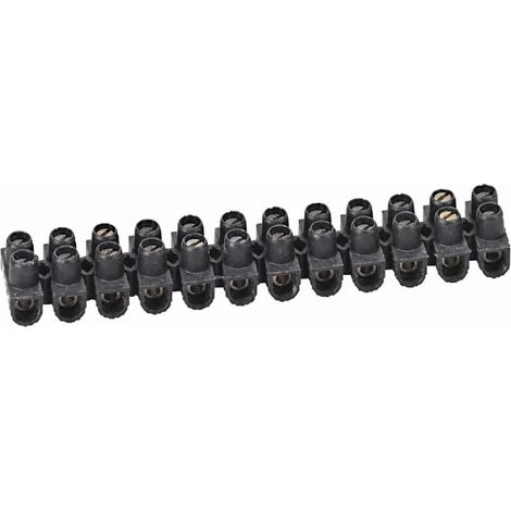 Morsettiera Nylbloc nero 25 mm².