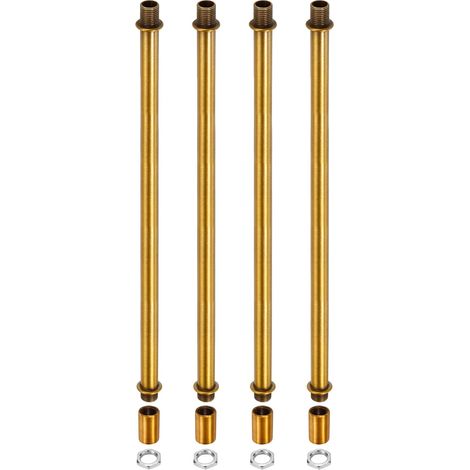 4 Ensemble Filetage Extension Barre Trousse Doré Bronze (1/5)