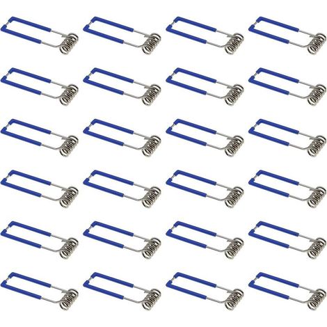 Paquete de 24 clips de fijación con resorte para focos empotrables GU10 MR16, 1,5 x 60 mm (1/5)