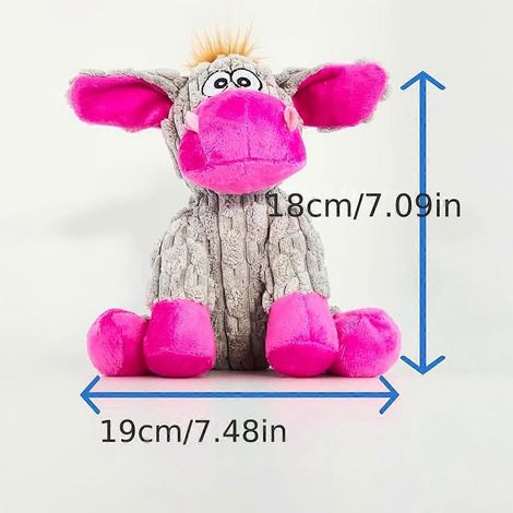 Quietschspielzeug aus Plüsch für Hunde, im Teddy-Stil mit Shiba-Inu- oder Corgi-Motiv, interaktives Beißspiel für mittelgroße bis große Hunde, Spielzeug gegen Langeweile für Haustiere (1/5)